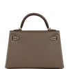 Hermes Kelly Sellier 20 Etoupe Epsom Gold Hardware