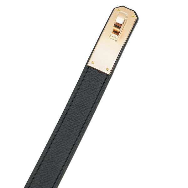 Hermes Noir Kelly 18 Belt