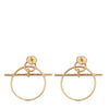 Hermes 18K Rose Gold Loop Earrings Small Model