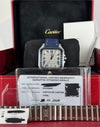 Santos De Cartier 11/2024 NEW Large Dial Blue Ceramic Beze