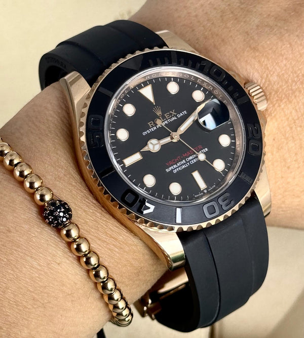 Rolex Yacht-Master 40 126655 Rose Gold Rubber