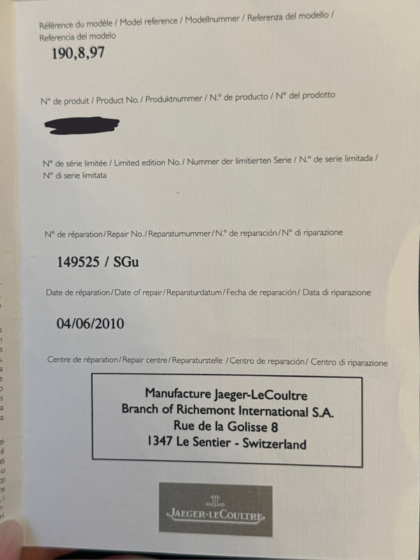 Jaeger-LeCoultre AMVOX Aston Martin Amvox FULL SET LIKE NEW