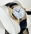 Travel Time 18K Yellow Gold Box and Papers Like New Service Best Price