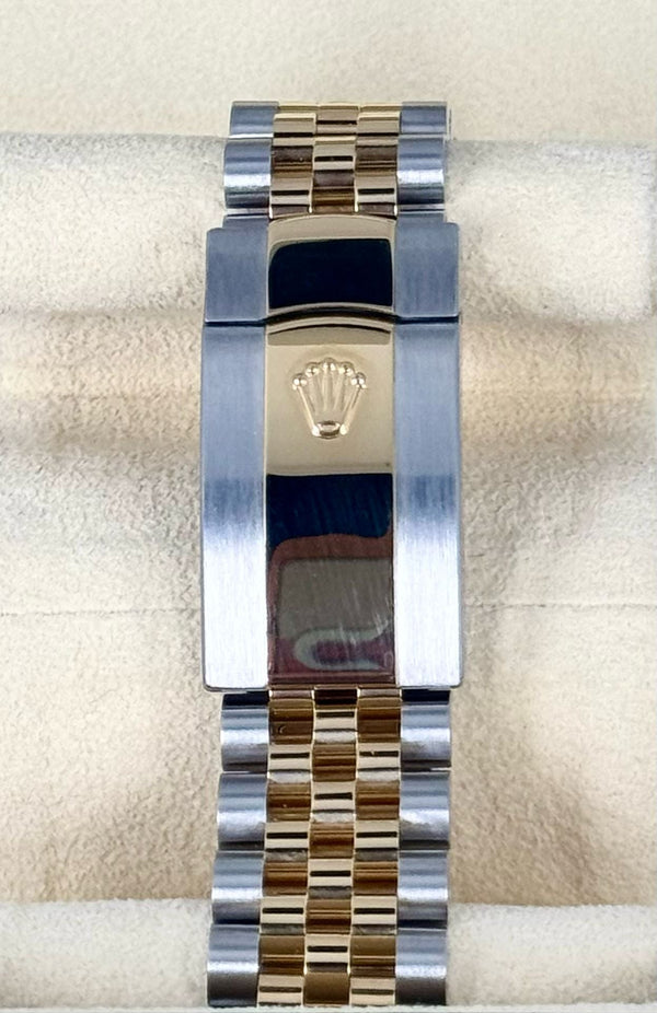 Datejust 41 Diamonds Black Dial Steel and Gold 18k Like New