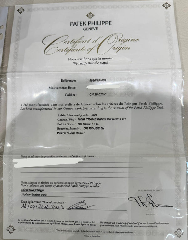 Nautilus Chronograph Rose Gold ICED OUT FULL SET