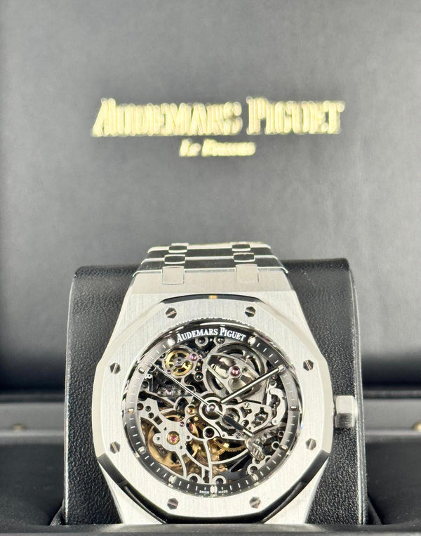 Royal Oak Selfwinding Skeleton 39 mm Full Set Like New After Service By AP