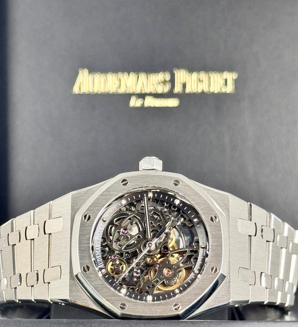 Royal Oak Selfwinding Skeleton 39 mm Full Set Like New After Service By AP