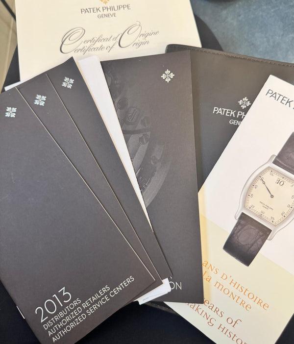 Patek Philippe Nautilus Triple Calendar Moon Phase 2014 Full Set