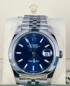 Datejust 41 Certified Jubille Blue Stick Dial Full Set 2022