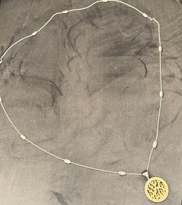 Bulgary Sun Chain and Pendant 18k