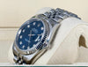 Rolex Datejust 36 Blue Diamonds Dial on Jubille Bracelet Box And Papers 2017 LC 100