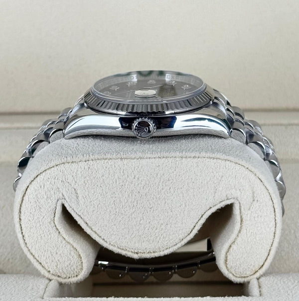 Rolex Datejust 36 Blue Diamonds Dial on Jubille Bracelet Box And Papers 2017 LC 100