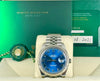 Rolex Datejust 41 Azzuro Blue 2021 Box and Papers Jubille Bracelet