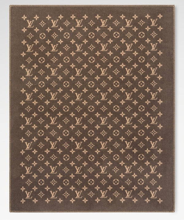 PLAID MONOGRAM Brown