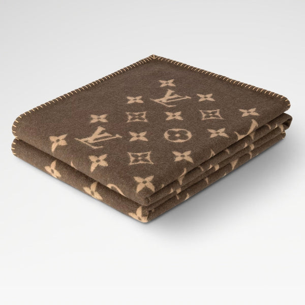 PLAID MONOGRAM Brown