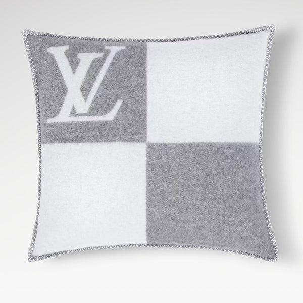 PILLOW CHECKMATE Gray