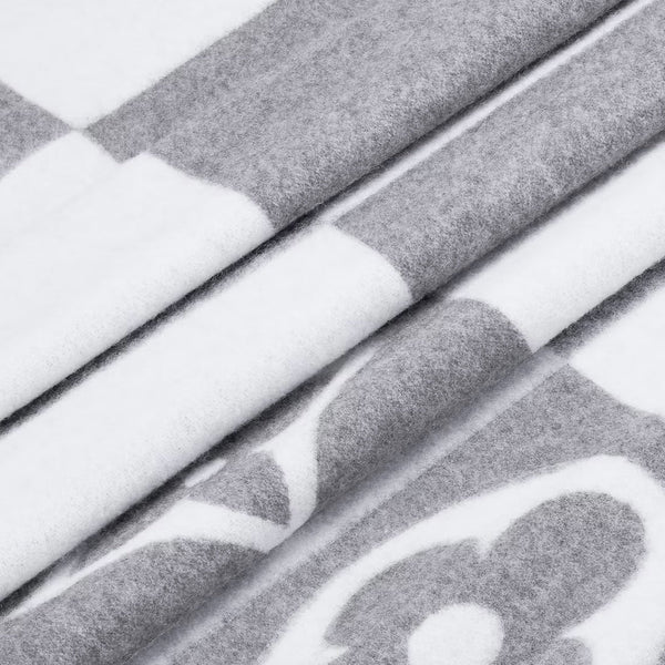 BLANKET MONOGRAM Gray