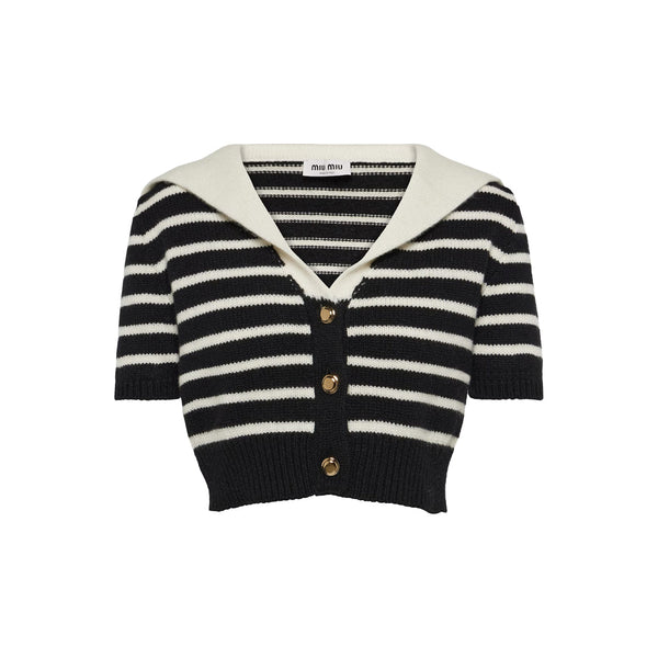 MIU MIU - CROPPED CASHMERE CARDIGAN