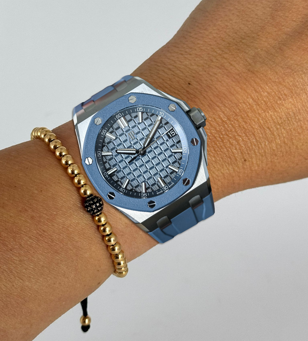 Royal Oak Offshore Steel Smoked Blue DIal