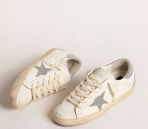 Super-Star Woman with star and heel in silver Swarovski crystals