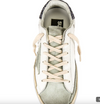 Golden Goose Super-Star Sneaker in White, Ice, & Gray "LAST PIECES"