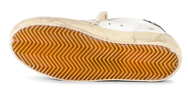 Golden Goose Super-Star Sneaker in White, Ice, & Gray "LAST PIECES"