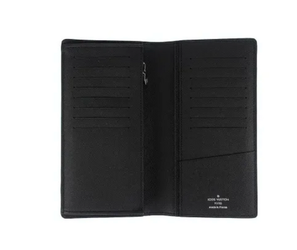 LV Wallet Brazza Monogram Eclipse Black