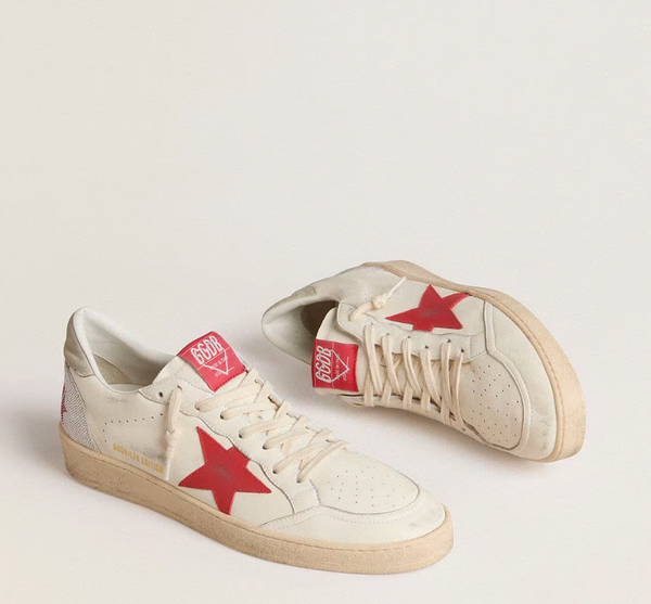 Valentine's Day Women's Ball Star with red leather star and red Swarovski lettering