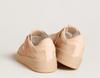 Purestar in suede with suede star and light pink leather heel tab