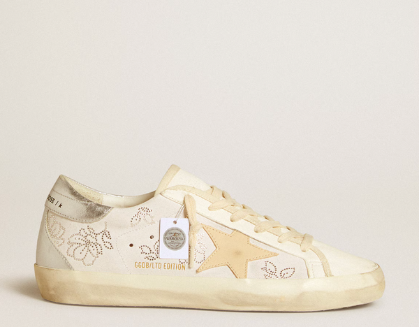 Super-Star LTD with Swarovski crystals and smoke gray leather star