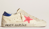 Super-Star Women's in nappa leather with suede star and laminated leather heel tab