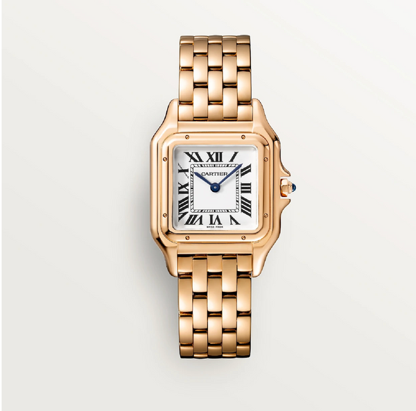 Cartier Panthère de Cartier Medium – 750 Rose Gold Women’s Watch, Silver Dial