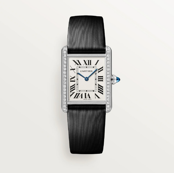 Tank Must de Cartier Large Diamond Bezel
