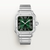 Santos de Cartier Large Green Dial Steel Watch
