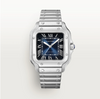 Santos de Cartier Medium Automatic Blue Dial Steel