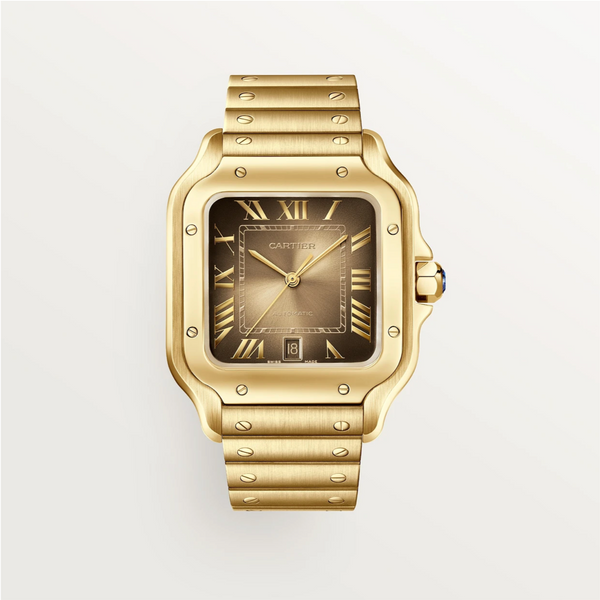 Cartier Santos de Cartier Large Automatic Yellow Gold Watch