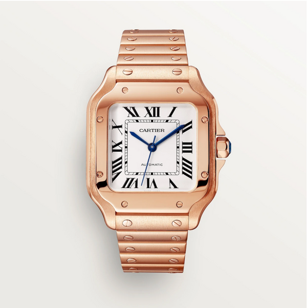 Santos de Cartier Medium Rose Gold Automatic
