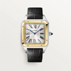 Santos-Dumont Watch XL Steel & Yellow Gold