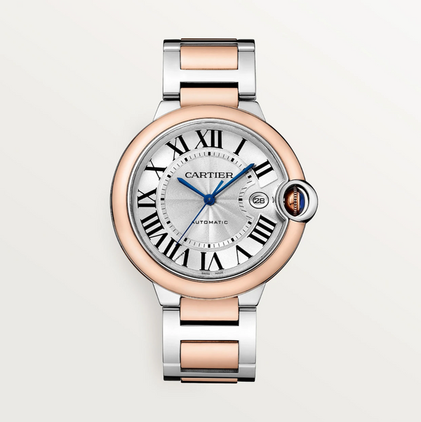 Ballon Bleu de Cartier 42mm Steel and Rose Gold Automatic Watch