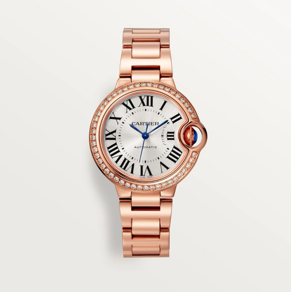 Ballon Bleu de Cartier 33mm Rose Gold Automatic Watch