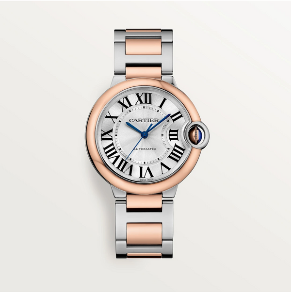 Ballon Bleu 36mm Steel and Rose Gold Automatic Watch