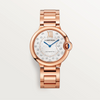 Ballon Bleu de Cartier 36mm Rose Gold Diamond Dial Automatic Watch