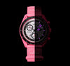 Swatch X Omega Bioceramic Moonswatch Mission To The Pink Moon SO33P700