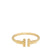 Tiffany & Co 18K Pink Gold T Wire Ring 56