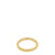 Van Cleef & Arpels 18K Yellow Gold Perlée Pearls of Gold Medium Ring 51