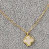 Van Cleef & Arpels 18K Yellow Gold MOP Sweet Alhambra Necklace