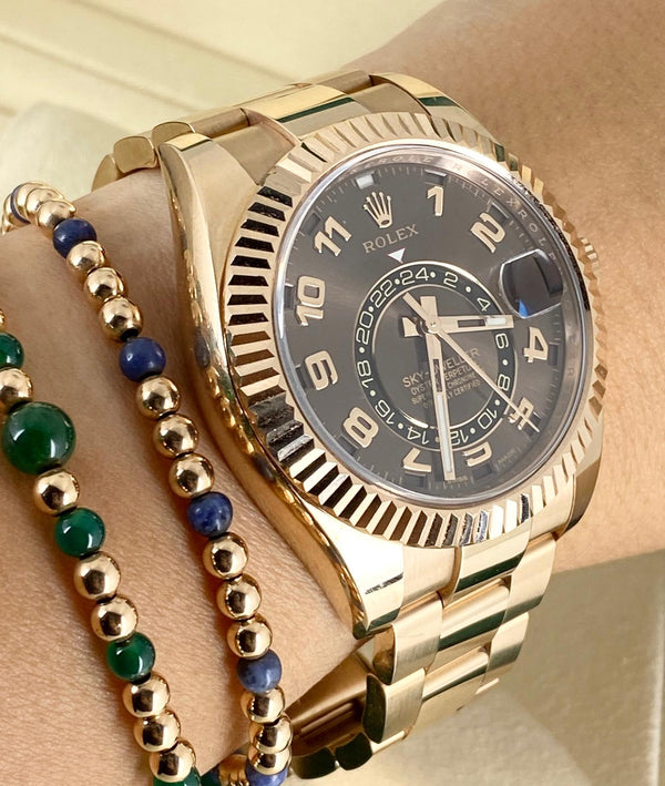 Rolex Sky-Dweller Rose Gold Choclate