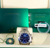 Rolex Daytona White Gold 2020 New Card Blue Dial Full set 116509