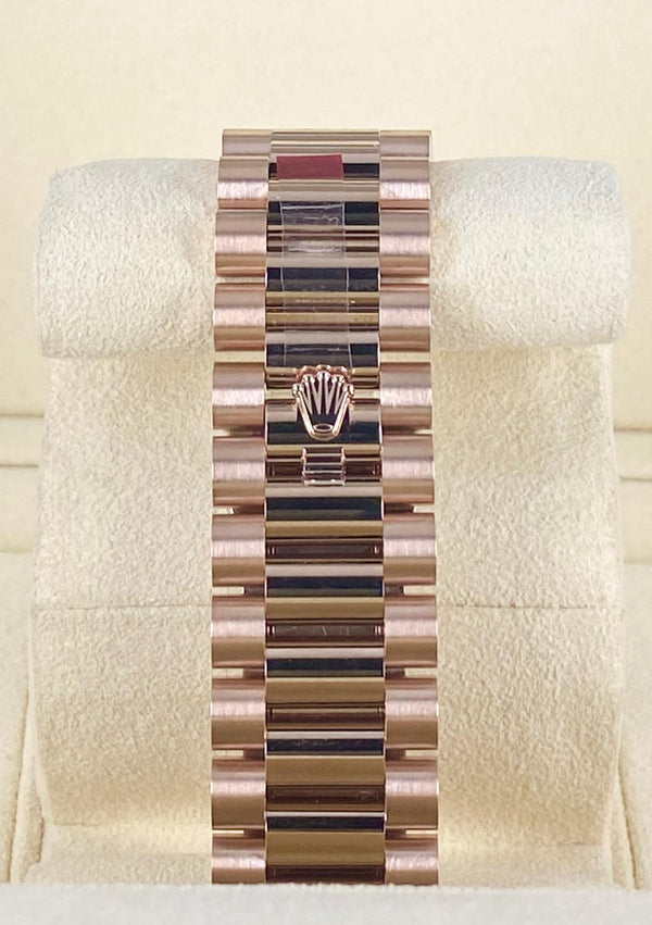 Rolex Day-Date, Rose Gold, Chocolate dial