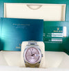 Rolex Datejust 36, Pink dial , with box and papers